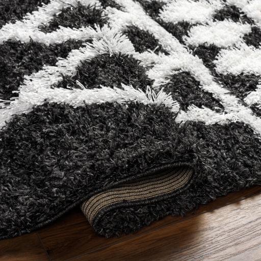 Surya Urban Shag USG-2338 Black White 7'10" x 10'2" Rug