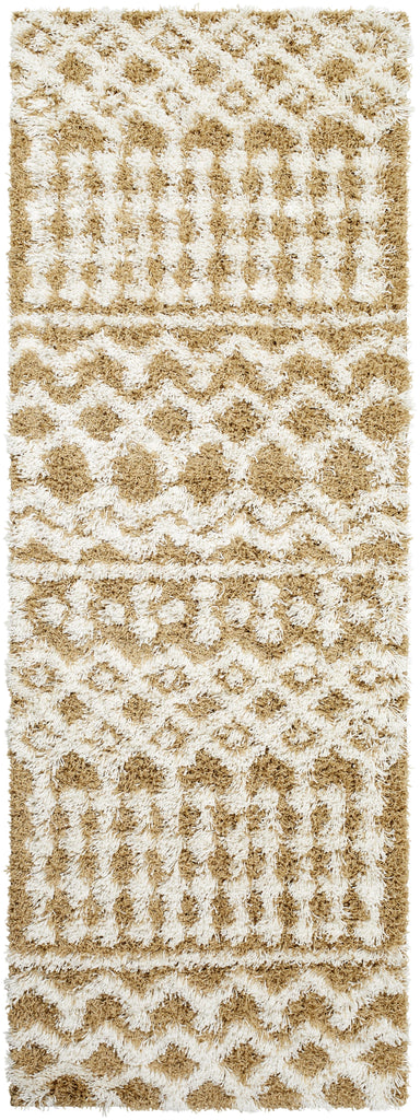 Surya Urban Shag USG-2340 Camel Ivory 2'7" x 7'3" Rug