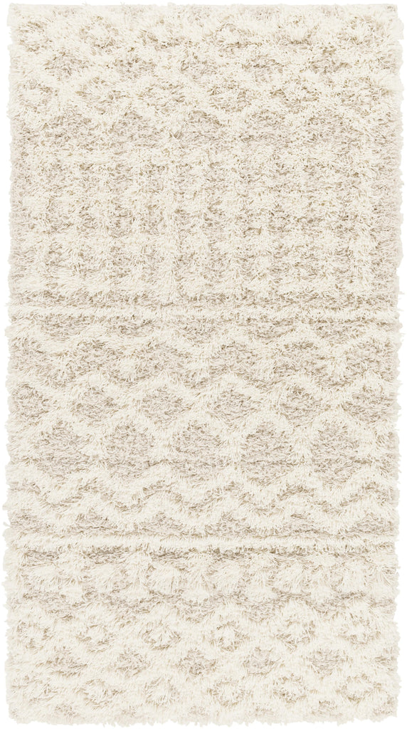 Surya Urban Shag USG-2345 Ivory Light Beige 2'7" x 7'3" Rug