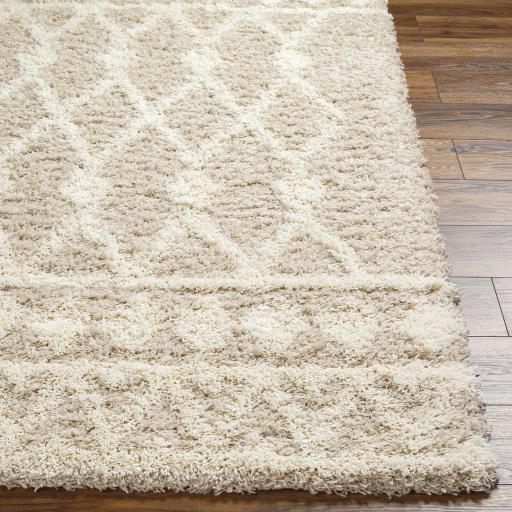 Surya Urban Shag USG-2345 Ivory Light Beige 2'7" x 7'3" Rug