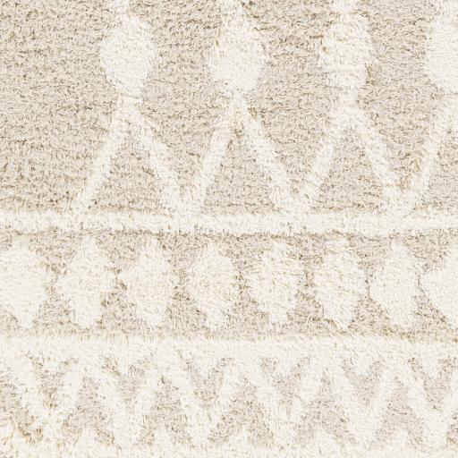 Surya Urban Shag USG-2345 Ivory Light Beige 2'7" x 7'3" Rug