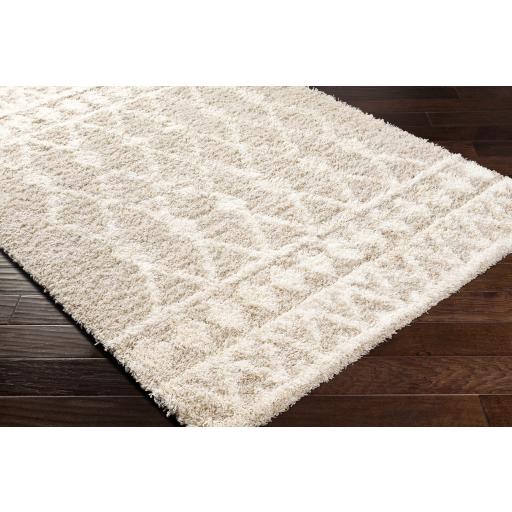 Surya Urban Shag USG-2345 Ivory Light Beige 2'7" x 7'3" Rug