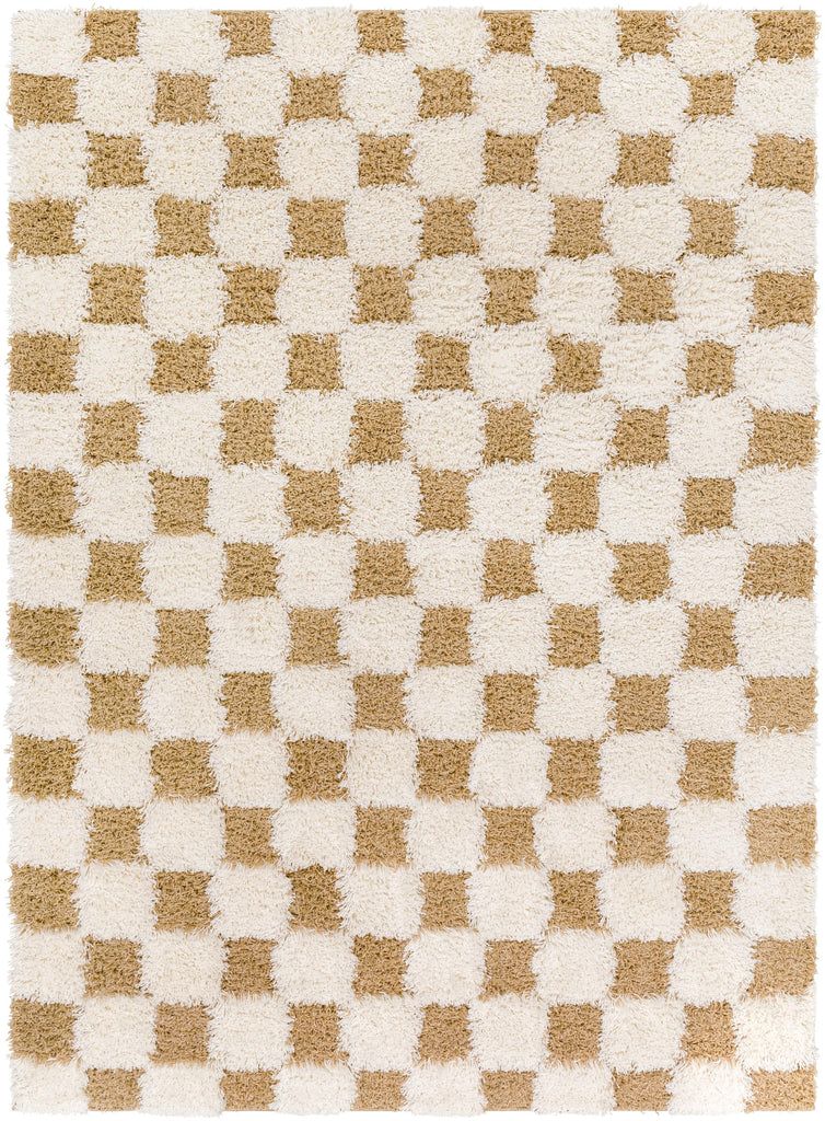 Surya Urban Shag USG-2346 Cream Mustard 2'7" x 7'3" Rug