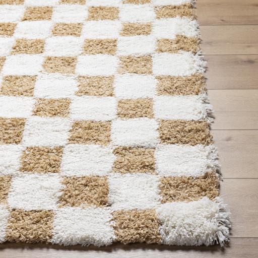 Surya Urban Shag USG-2346 Cream Mustard 2'7" x 7'3" Rug