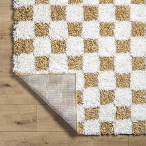 Surya Urban Shag USG-2346 Cream Mustard 2'7" x 7'3" Rug