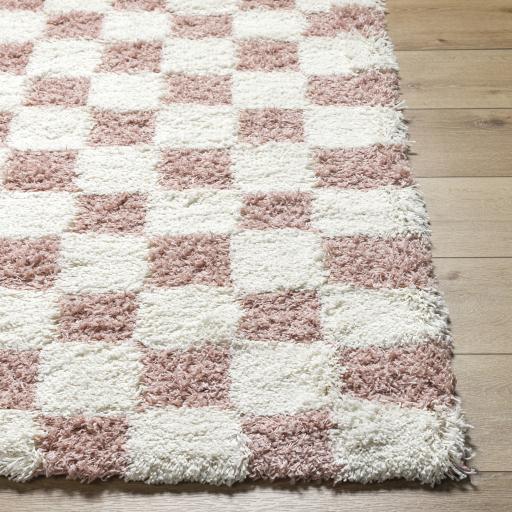 Surya Urban Shag USG-2347 Cream Dusty Pink 2'7" x 7'3" Rug