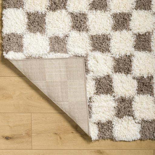 Surya Urban Shag USG-2348 Brown Cream 2'7" x 7'3" Rug