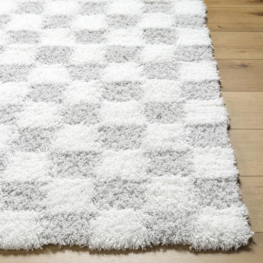 Surya Urban Shag USG-2349 Cream Light Gray 2'7" x 7'3" Rug