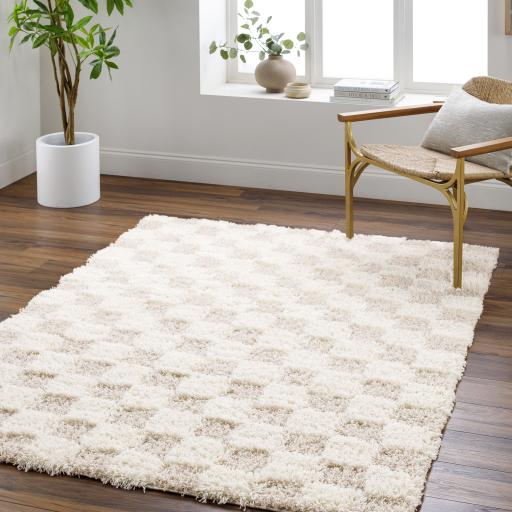 Surya Urban Shag USG-2350 Cream Light Beige 2'7" x 7'3" Rug