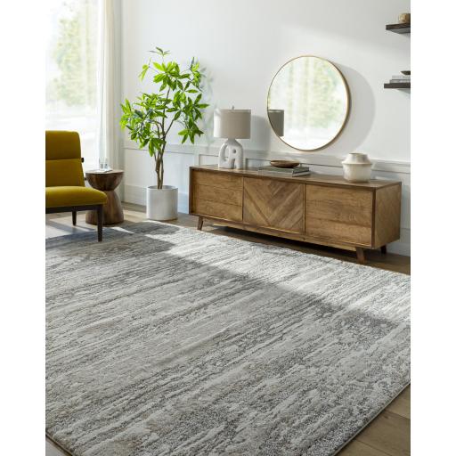 Surya Venice VNE-2302 Ivory Light Gray 7'10" Round Rug