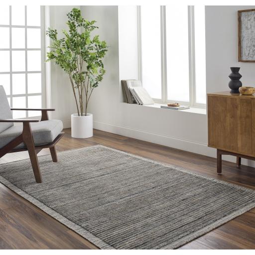 Surya Yasmin YMN-2302 Black Brown 10' x 14' Rug