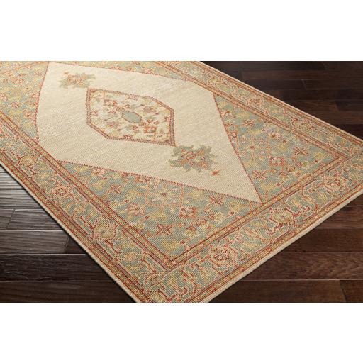 Surya Zahra ZHA-2300 Brick Red Burnt Orange 2' x 3' Rug