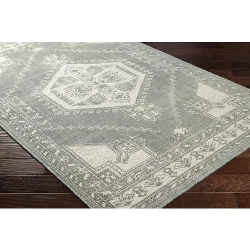 Surya Zahra ZHA-2306 Dusty Sage Light Beige 2' x 3' Rug