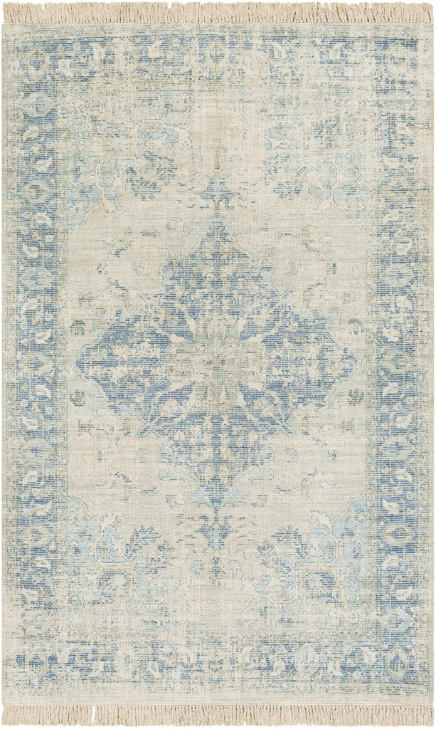 Surya Zainab ZAI-2300 Aqua Dark Green 2'6" x 8' Rug