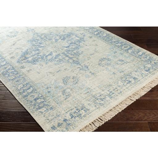 Surya Zainab ZAI-2300 Aqua Dark Green 2'6" x 8' Rug