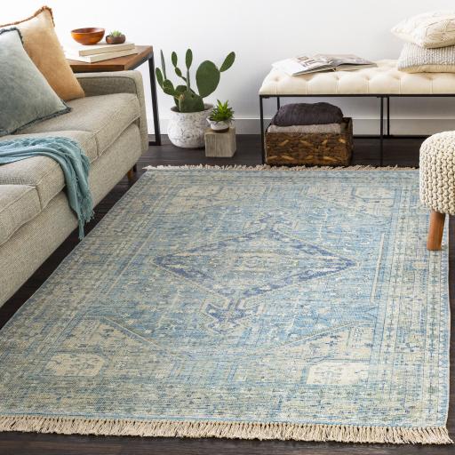 Surya Zainab ZAI-2304 Aqua Dark Green 2' x 3' Rug