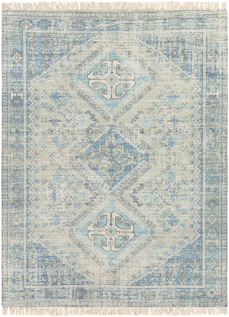 Surya Zainab ZAI-2314 Aqua Dark Green 2'3" x 4' Rug