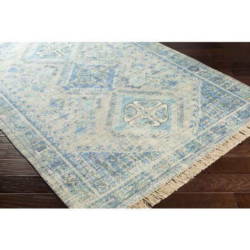 Surya Zainab ZAI-2314 Aqua Dark Green 2'3" x 4' Rug