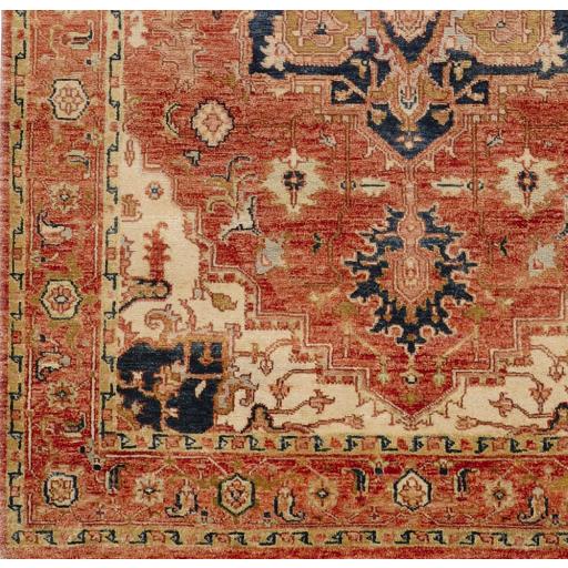 Surya Zeus ZEU-7805 Brick Red Ink Blue 10' x 14' Rug