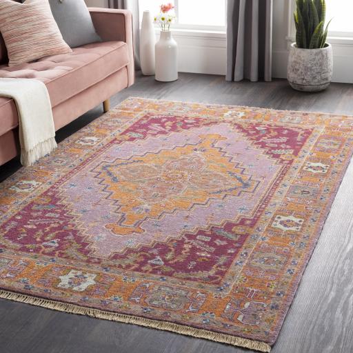 Surya Zeus ZEU-7820 Brick Red Lavender 10' x 14' Rug