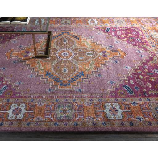 Surya Zeus ZEU-7820 Brick Red Lavender 10' x 14' Rug