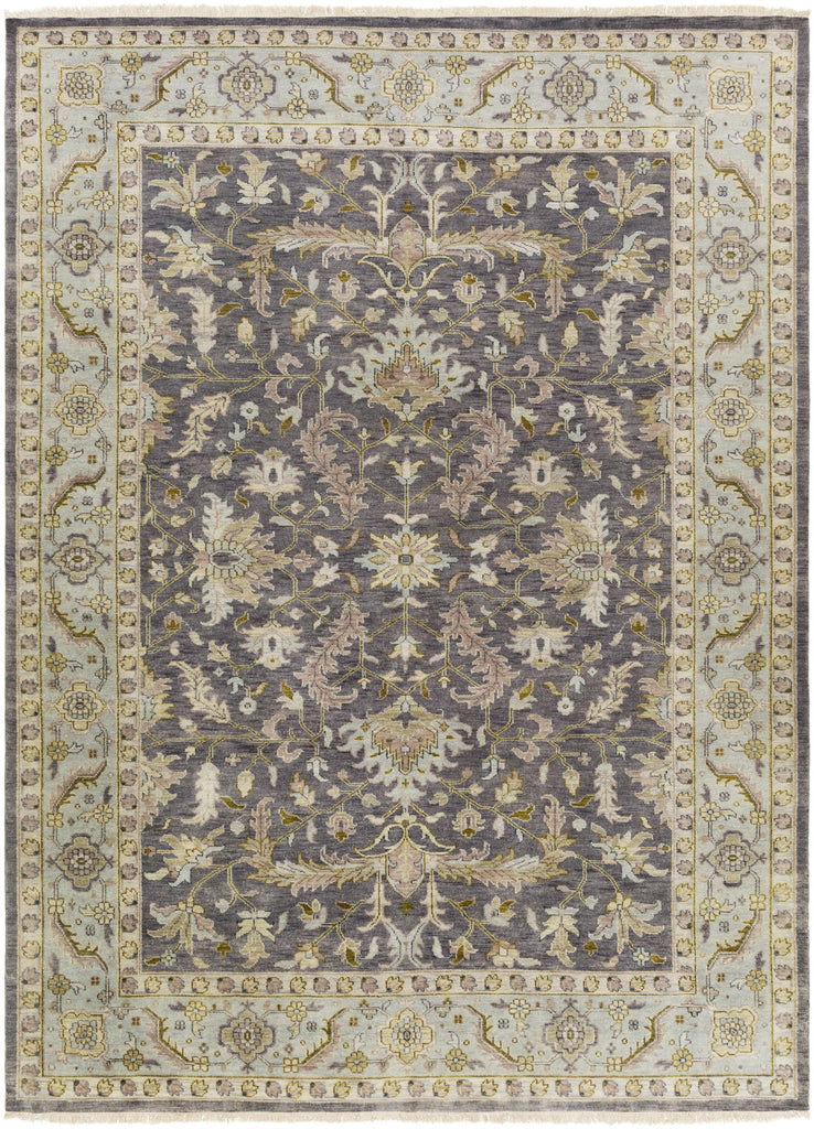 Surya Zeus ZEU-7825 Ivory Light Brown 8' Round Rug