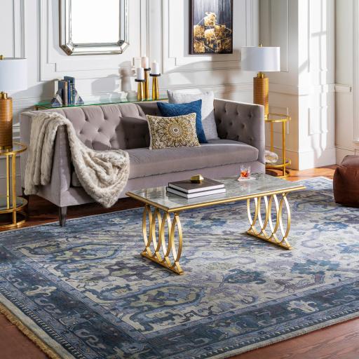 Surya Zeus ZEU-7828 Charcoal Denim 12' x 15' Rug