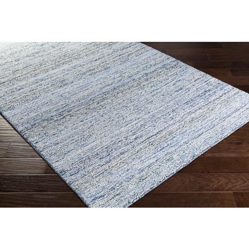 Surya Zola ZOL-3000 Dark Blue Denim 8' Round Rug