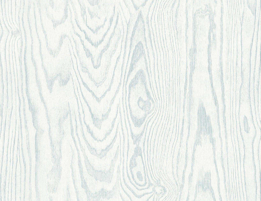 Seabrook Kyoto Faux Woodgrain Blue Wallpaper