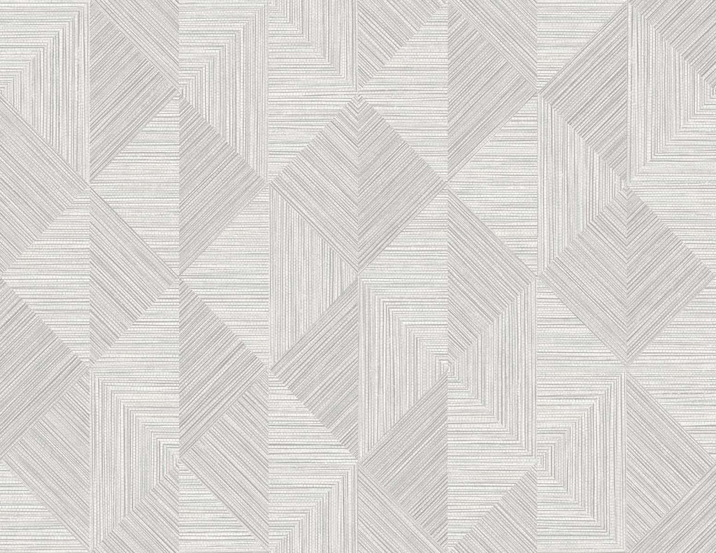 Seabrook Diamond Inlay Grey Wallpaper