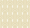 Seabrook Broadway Arches Golden Nugget Wallpaper