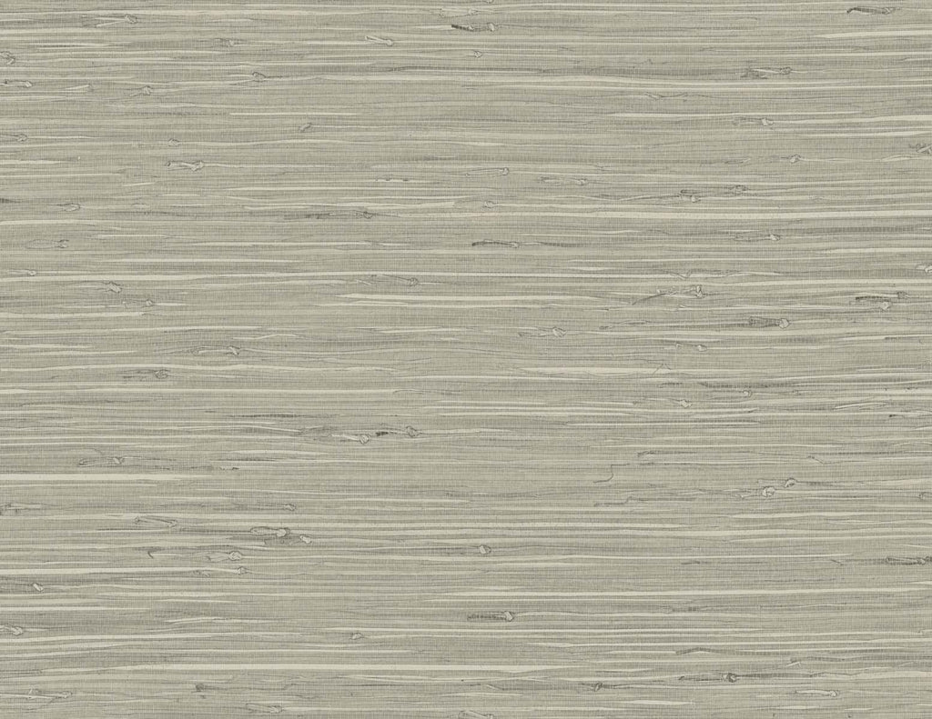 Seabrook Marion Faux Arrowroot Grey Wallpaper