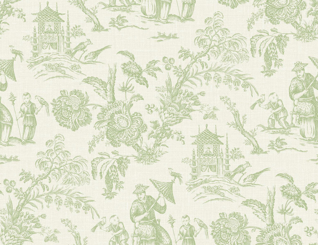 Seabrook Colette Chinoiserie Herb Wallpaper