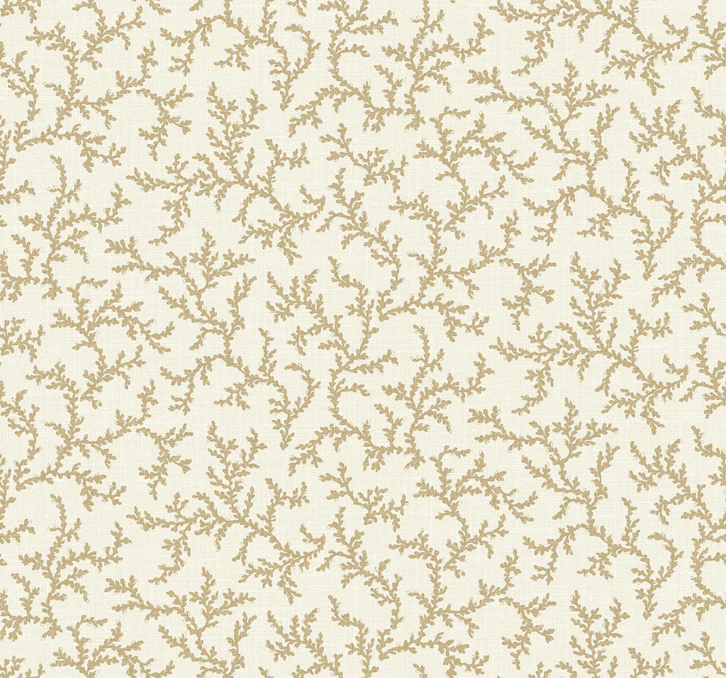 Seabrook Corail Driftwood Wallpaper