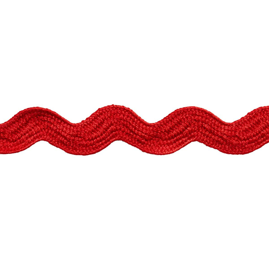 Schumacher Ric Rac Tape Medium Rosso Trim