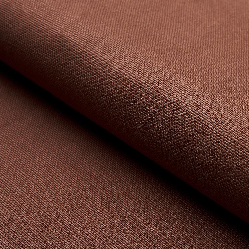 Schumacher Piet Performance Linen Clay Fabric