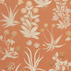 Schumacher Culpeper Ox Orange Wallpaper