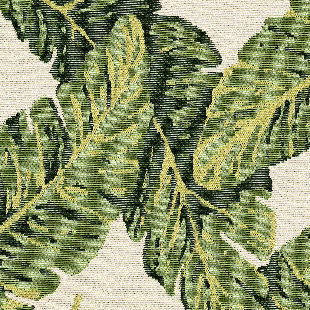 Schumacher Tropical Leaf Indoor/Outdoor Green Fabric