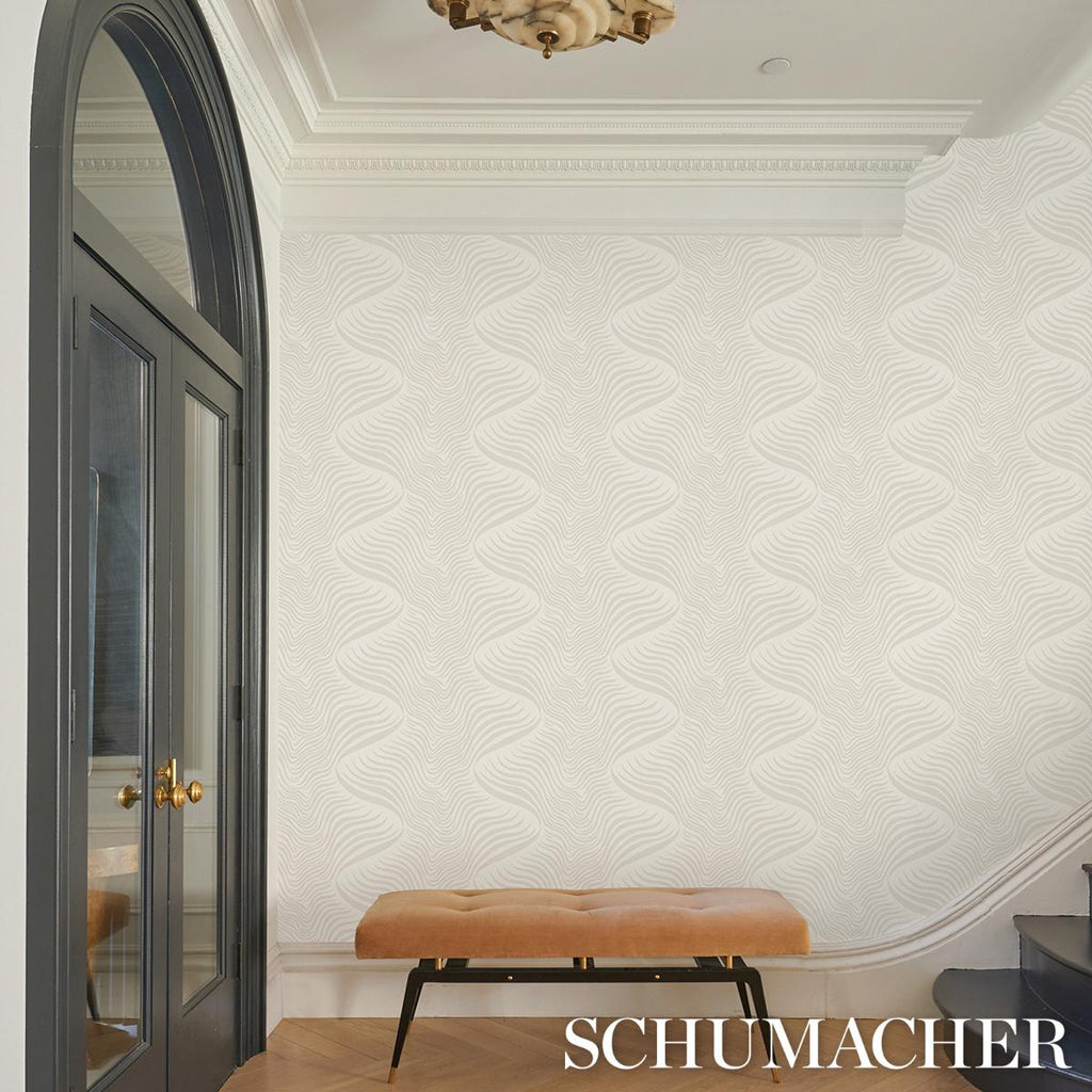 Schumacher Sauvage Dove Wallpaper