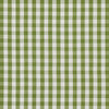 Schumacher Elton Cotton Check Leaf Fabric