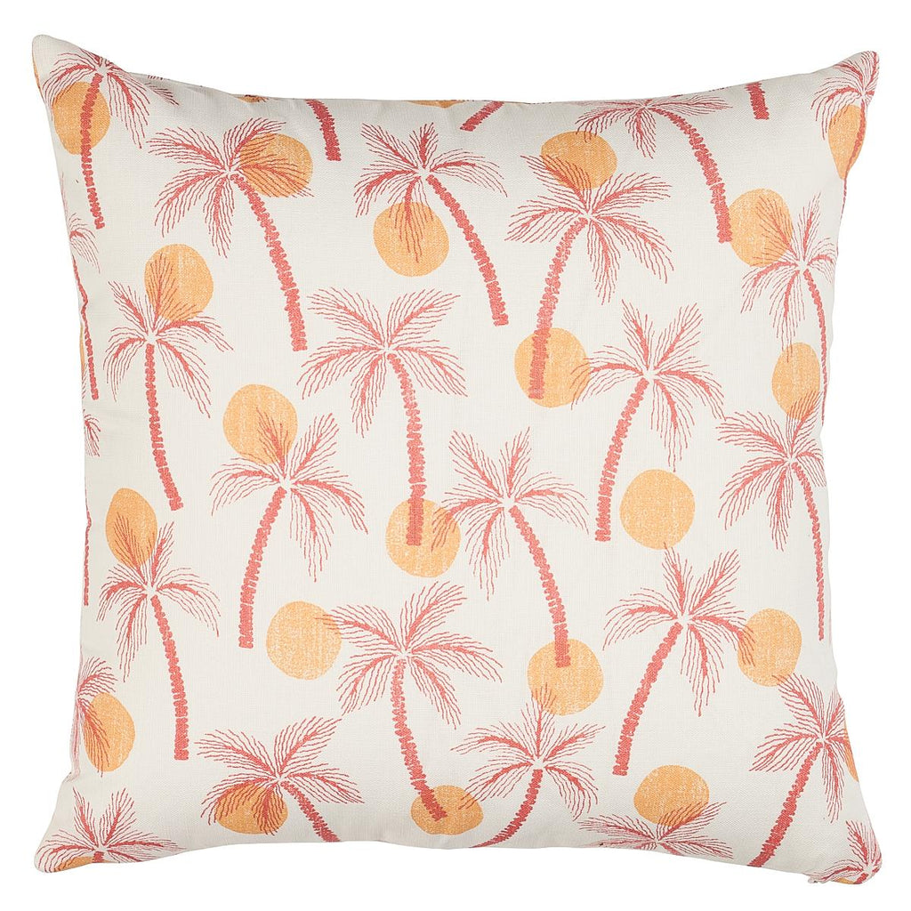 Schumacher Clarabella Palm I/O Citrus 20" x 20" Pillow