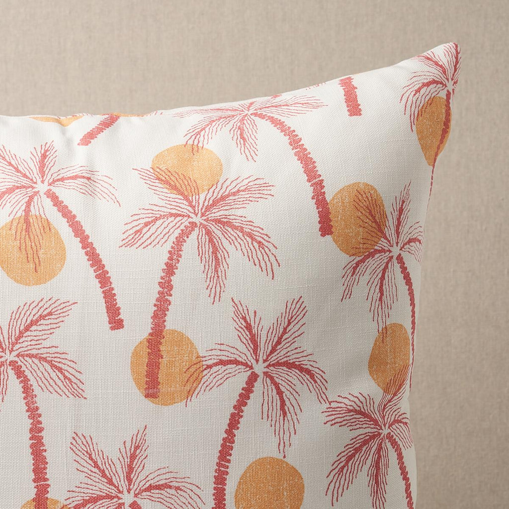 Schumacher Clarabella Palm I/O Citrus 20" x 20" Pillow