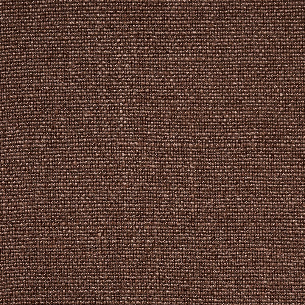 Schumacher Piet Performance Linen Brown Fabric