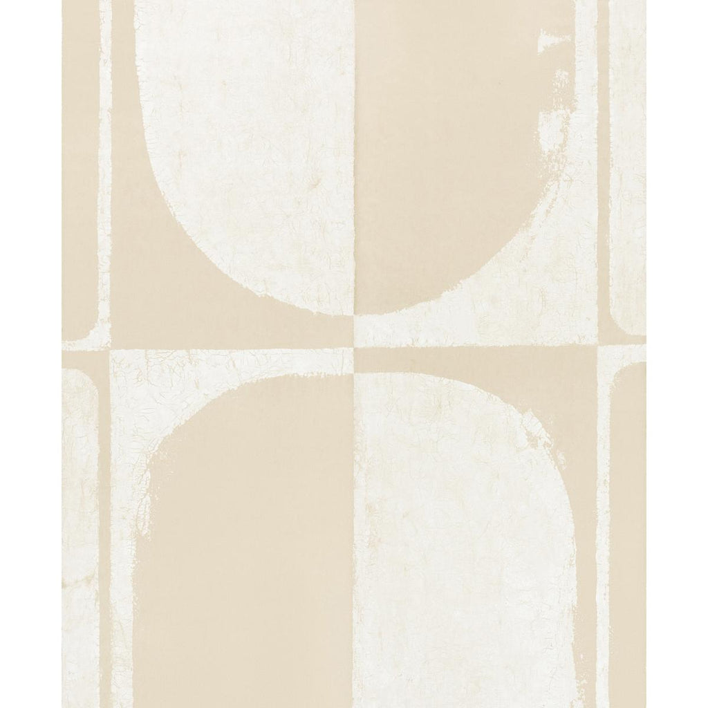 Schumacher The Cloisters Panel Set Warm White Wallpaper