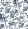 A-Street Prints Middleton Fruit Blue Wallpaper