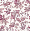 A-Street Prints Middleton Fruit Purple Wallpaper