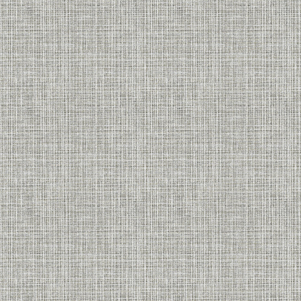 A-Street Prints Kantera Grey Fabric Texture Wallpaper