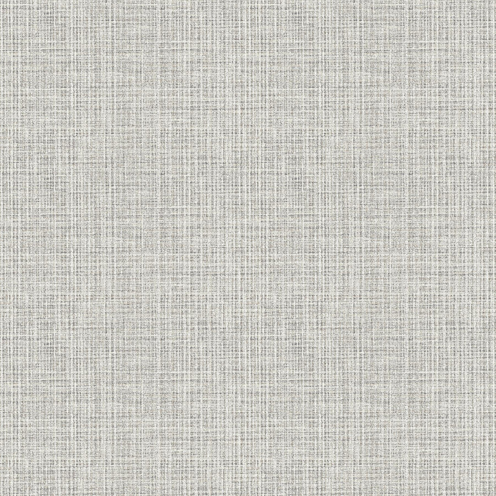 A-Street Prints Kantera Light Grey Fabric Texture Wallpaper