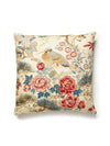 Scalamandre Shenyang Linen Print 22 X 22 - Sandalwood Pillow