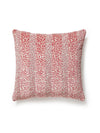 Scalamandre Corbet 22 X 22 - Tomato Pillow